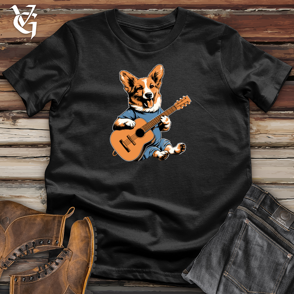 Vintage Guitar Strummer Corgi Softstyle Tee