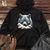 Retro Blizzard Wolf Midweight Hooded Sweatshirt