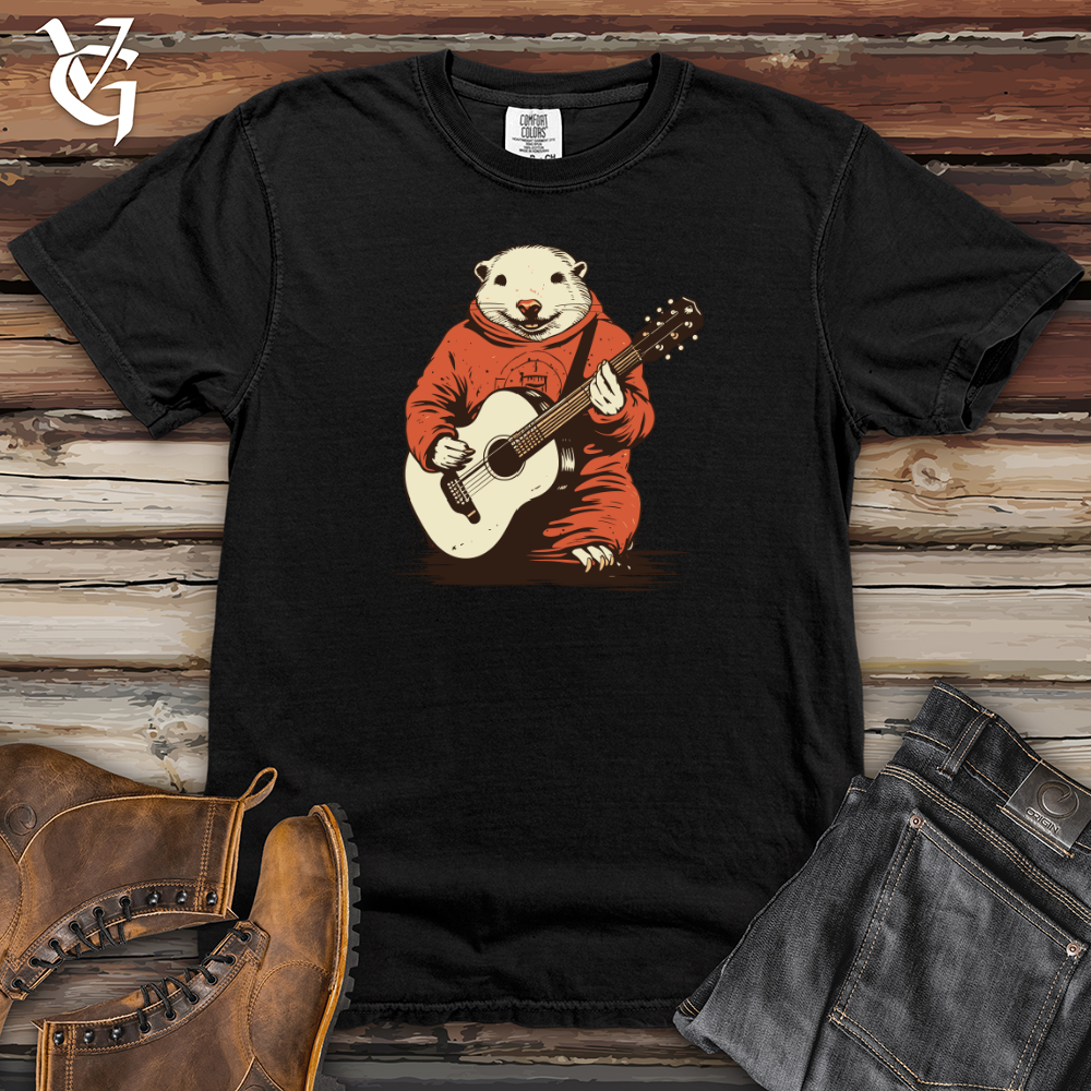 Mole Subterranean Strum Guitar Groove Heavy Cotton Comfort Colors Tee