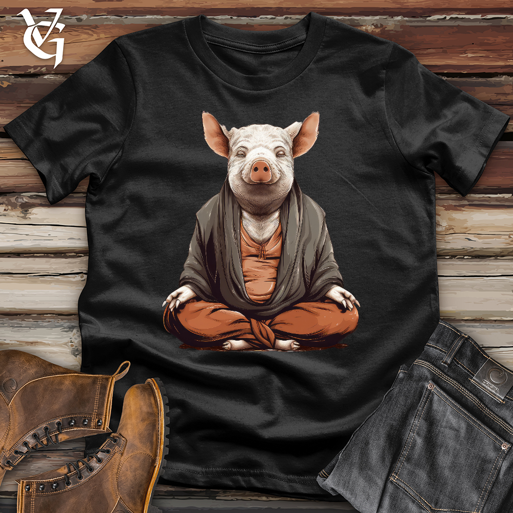Meditating Pig Softstyle Tee