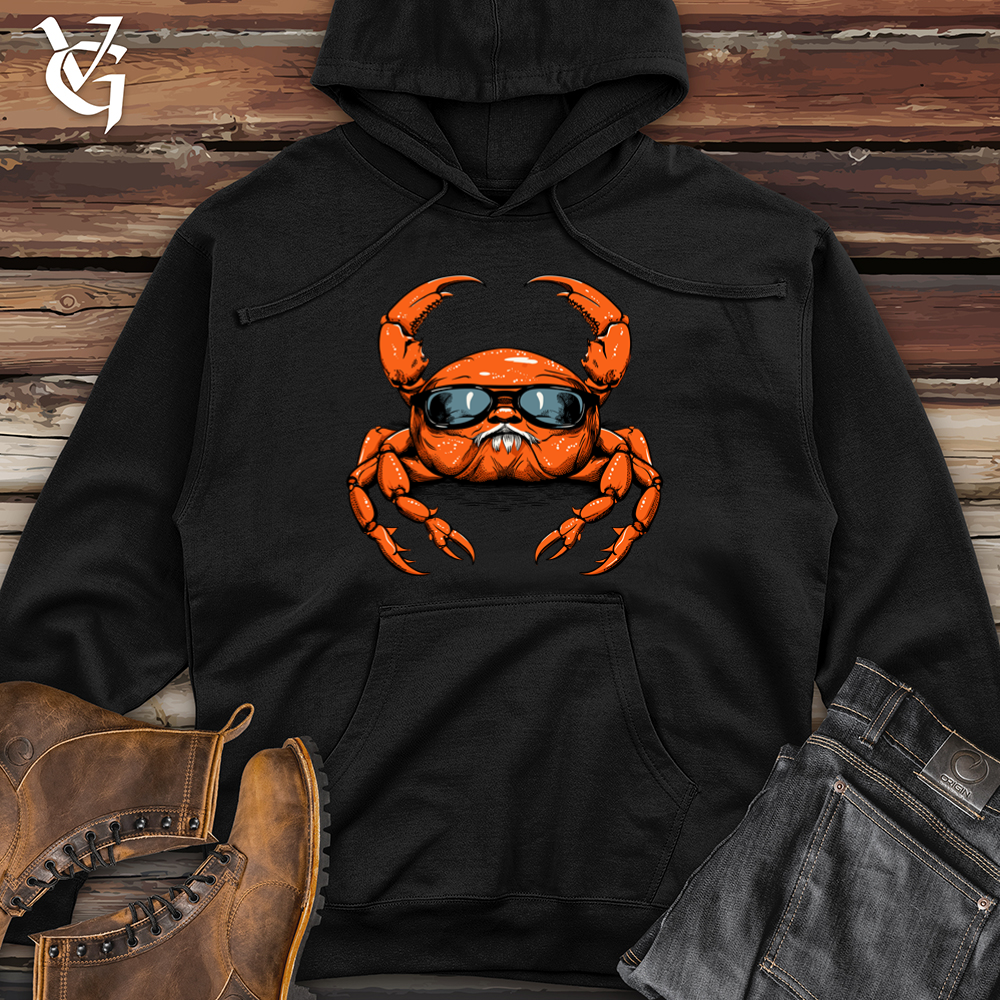 Crab Coastal Crawl Midweight Hooded Sweatshirt