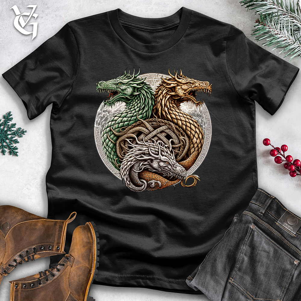 Dragon Trio Viking Cotton Tee