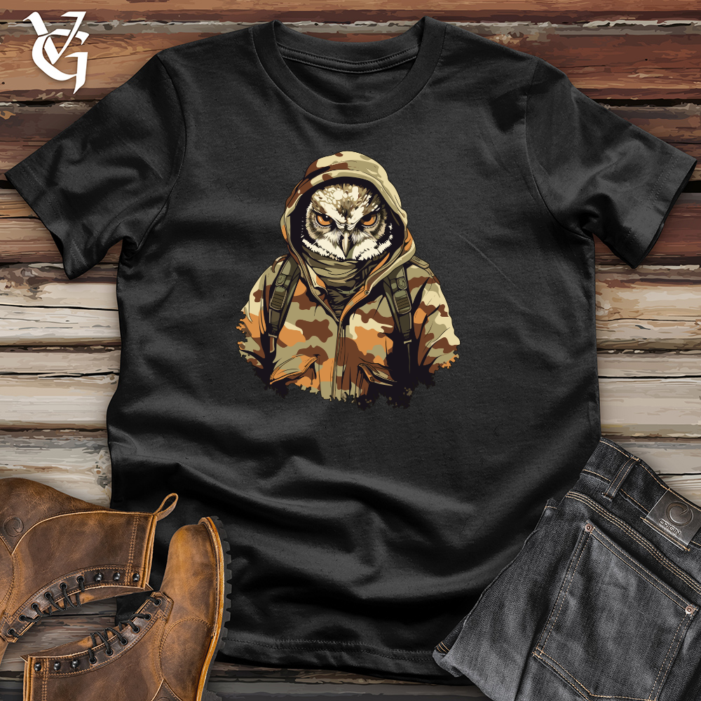 Owl Camo Army Night Watch Cotton Tee