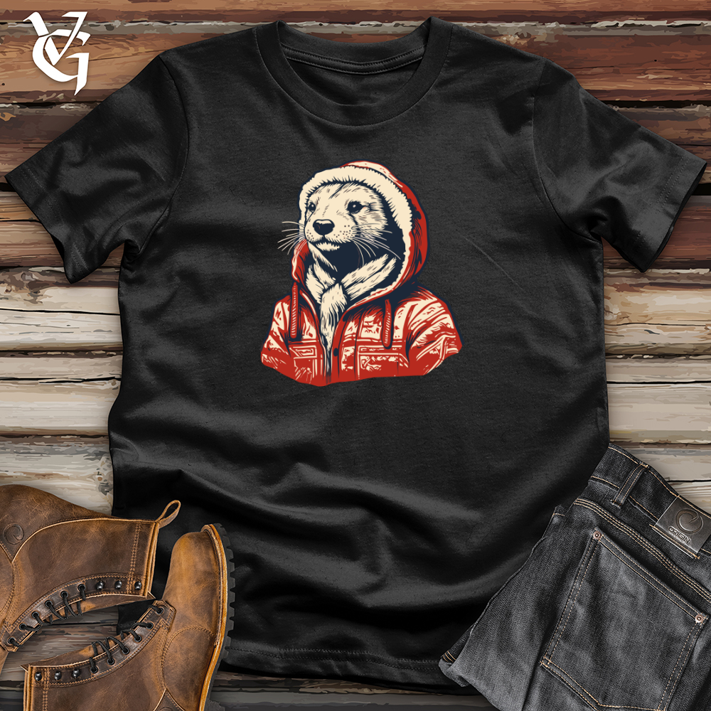 Retro Snuggly Otter Softstyle Tee