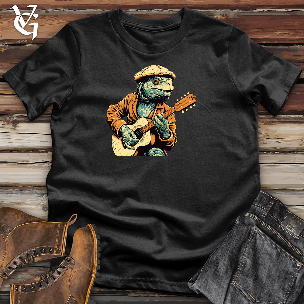 Melodic Reptile Strums Cotton Tee