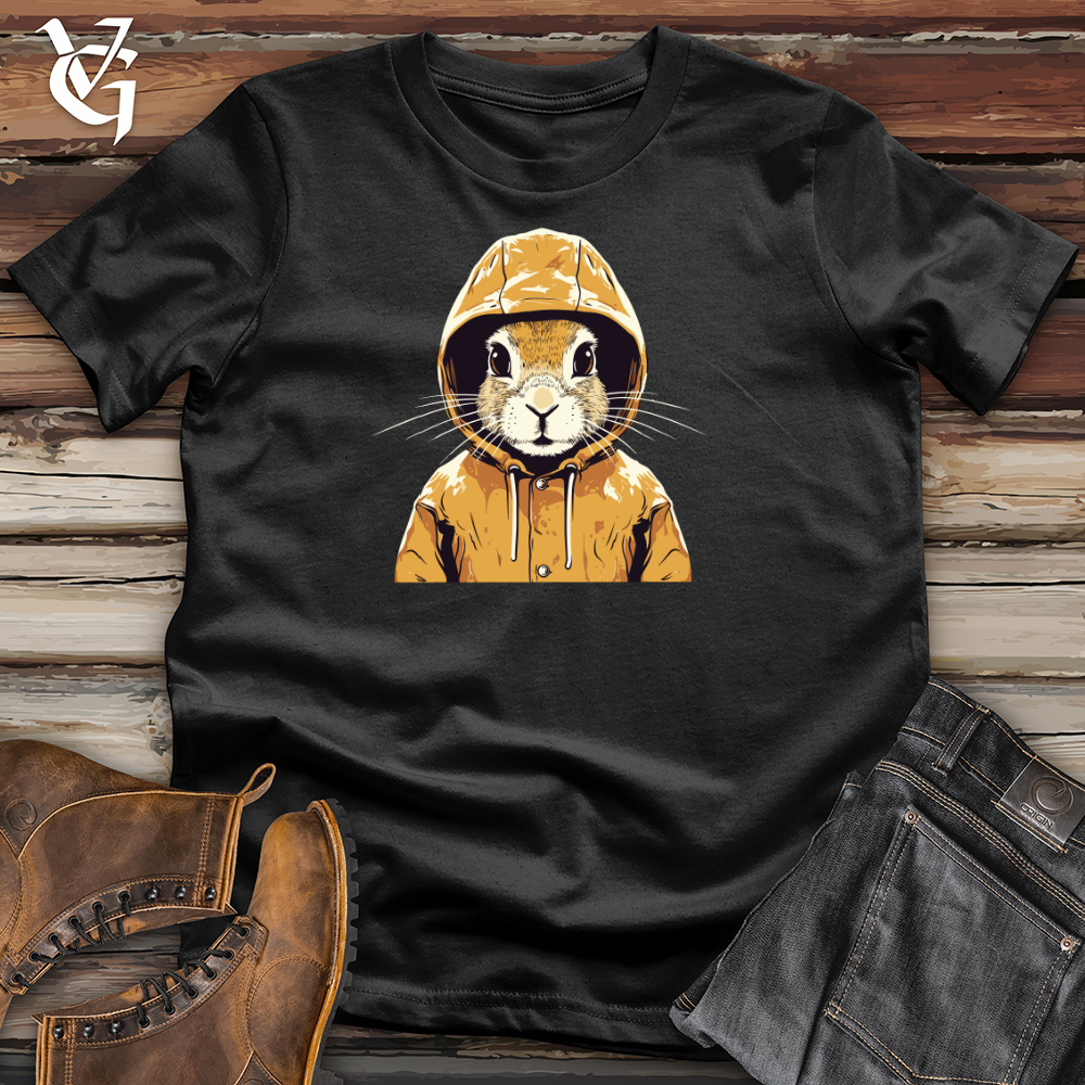 Rainy Rabbit Retro Cotton Tee