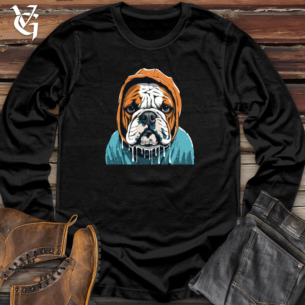 Retro Rainy Bulldog Long Sleeve