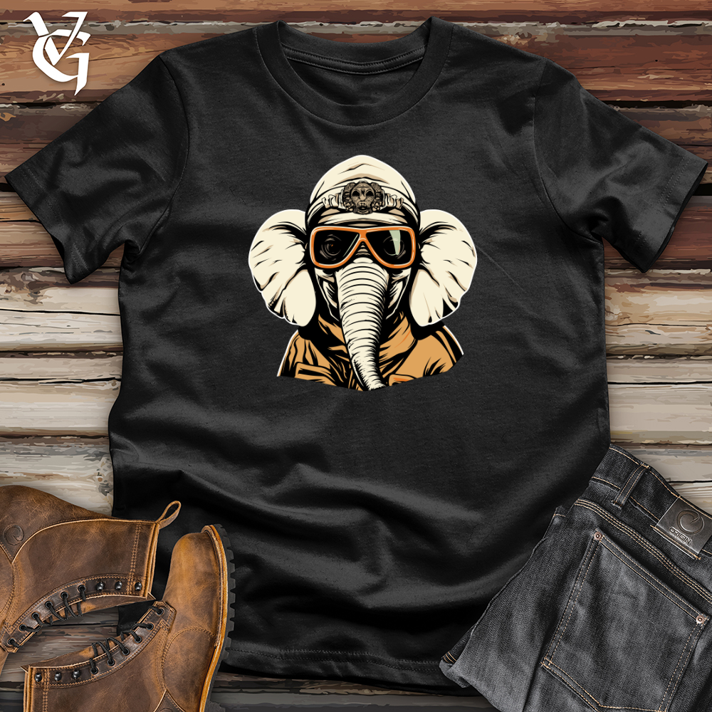 Vintage Ski Masked Elephant Softstyle Tee