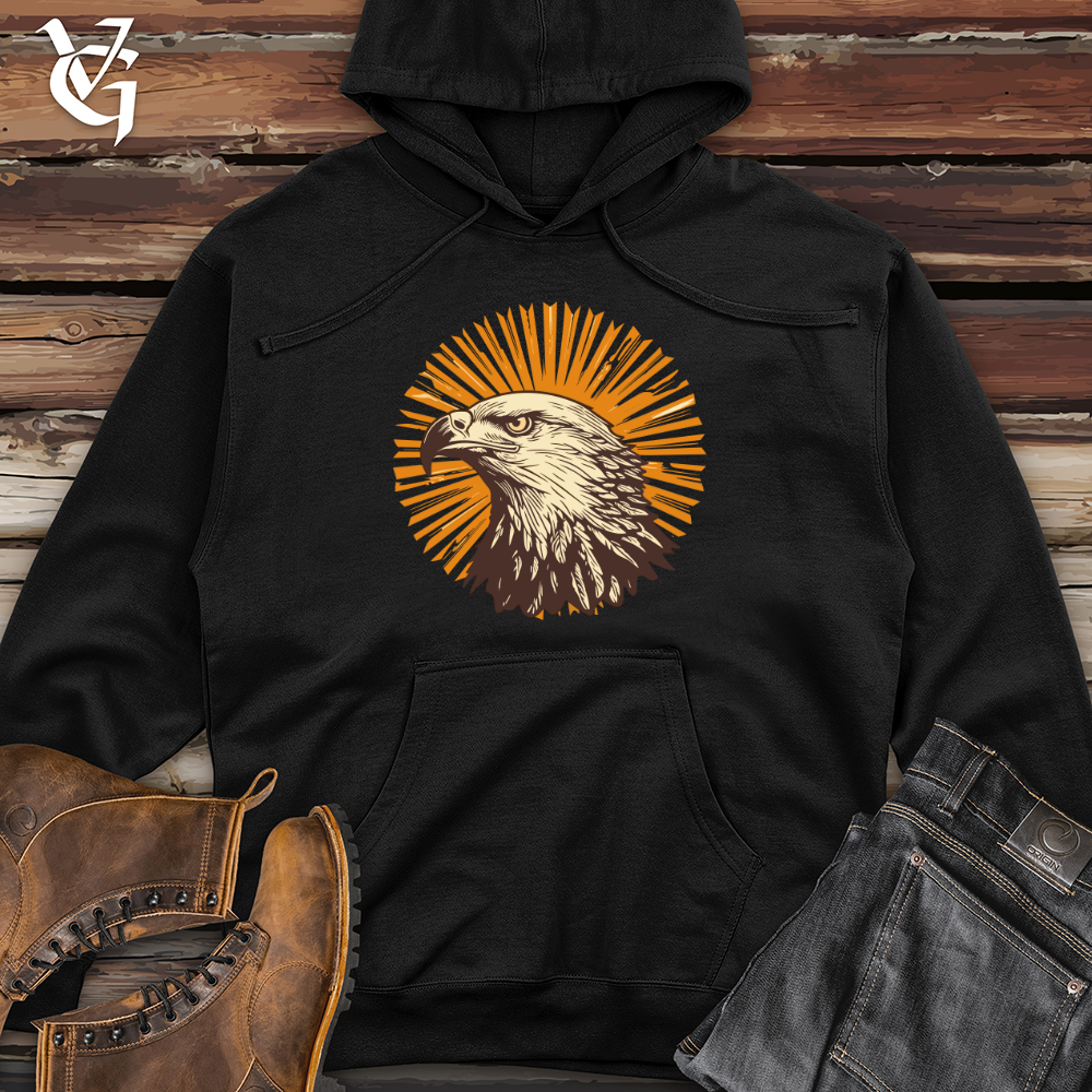 Solar Soaring Eagle Midweight Hooded Sweatshirt