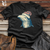 Vintage Pompom Snow Hat Whale Softstyle Tee