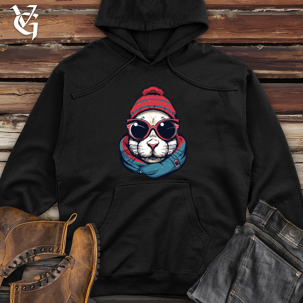 Retro Bunny Cap Midweight Hooded Sweatshirt