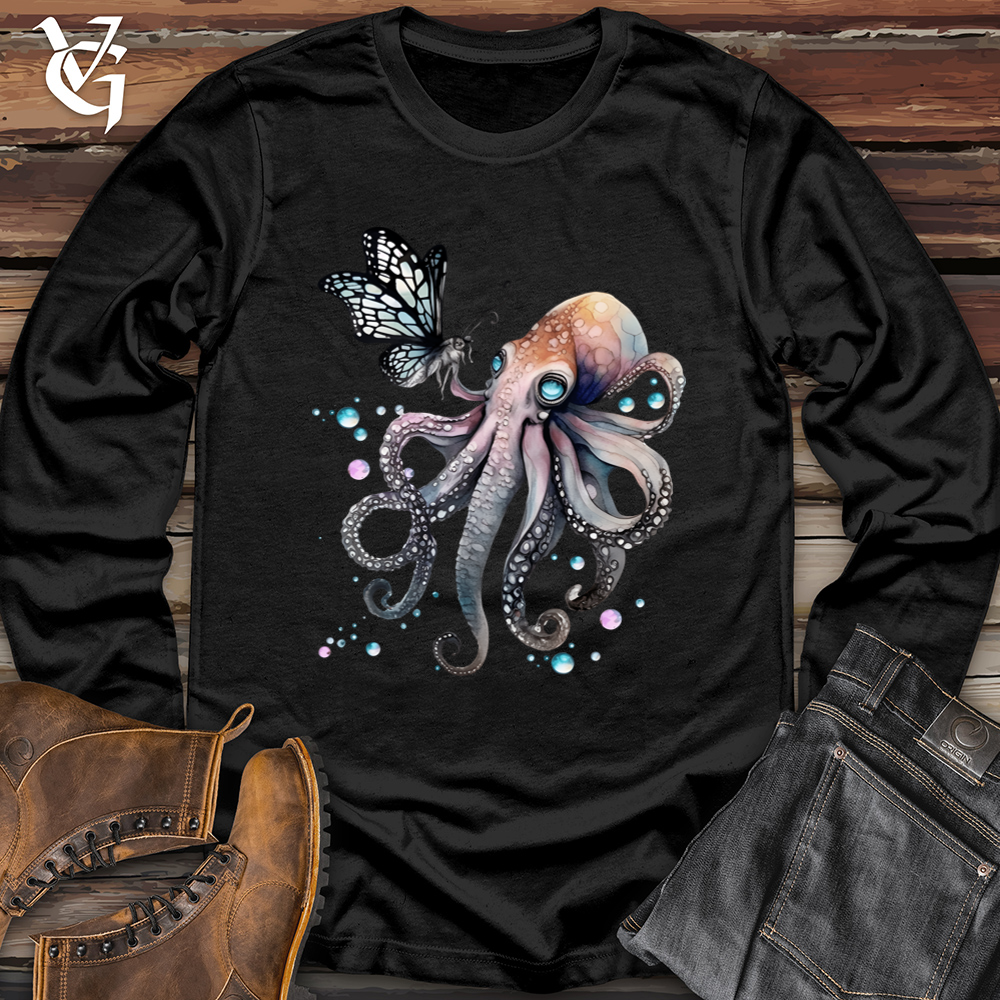 Octopus Butterfly Softstyle Long Sleeve