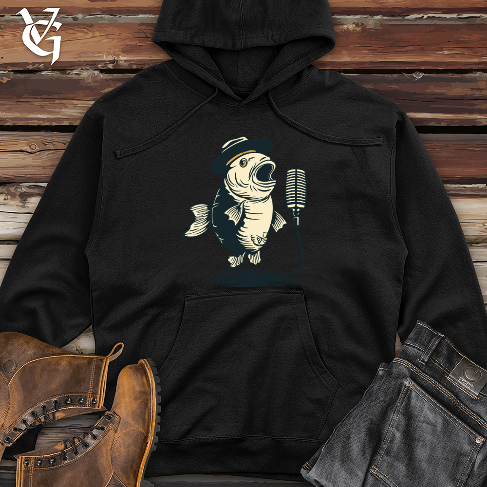 Hilarious Deep Sea Comedy Midweight Hooded Sweatshirt