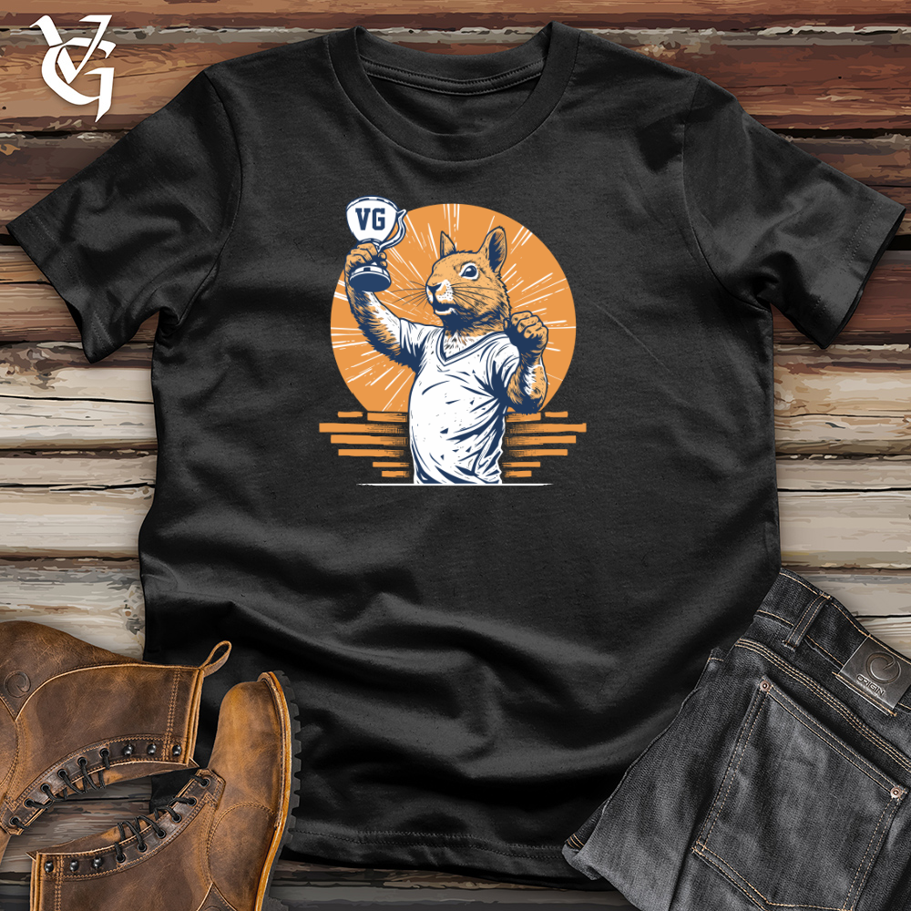 Squirrel Victory Cheer Cotton Tee