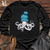 Octopus Wearing Beanie Softstyle Long Sleeve