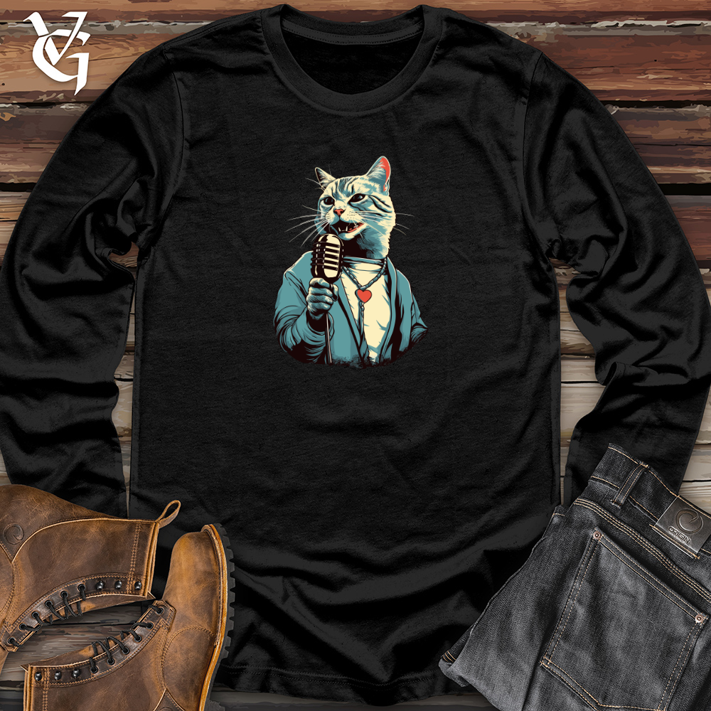 Crooning Kitty Long Sleeve