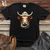 Tassel Topper Cow Heavy Cotton Comfort Colors Tee