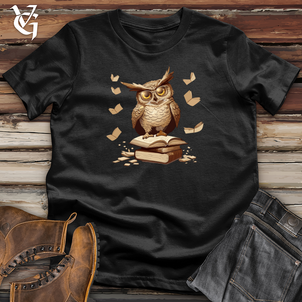 Owl Bookworm Adventure Softstyle Tee