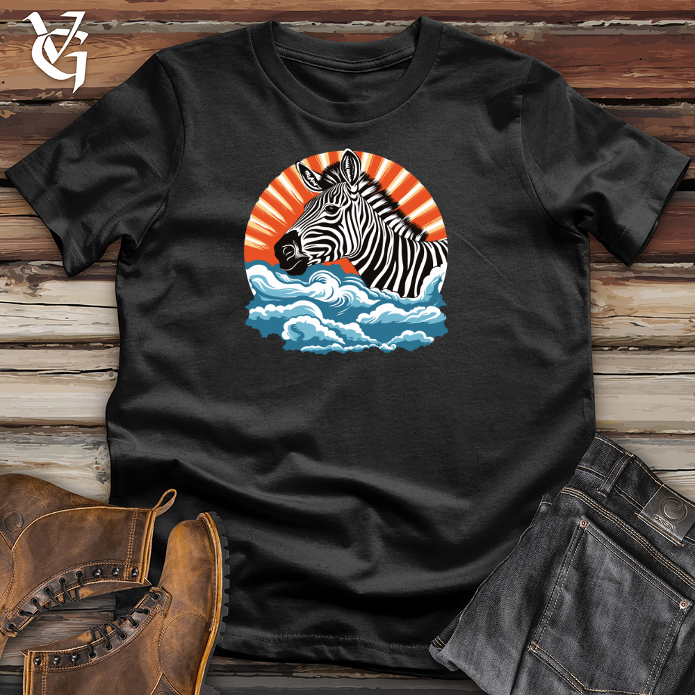 Zebrasky Clouds Cotton Tee