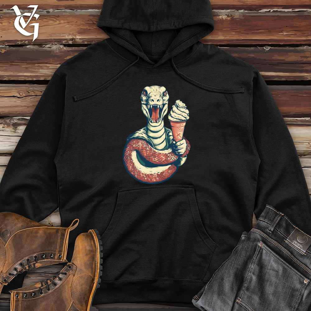 Slithery Sweet Balance. Midweight Hooded Sweatshirt