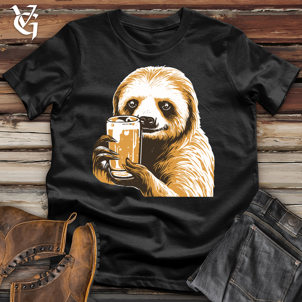 Sloth Drinking Softstyle Tee