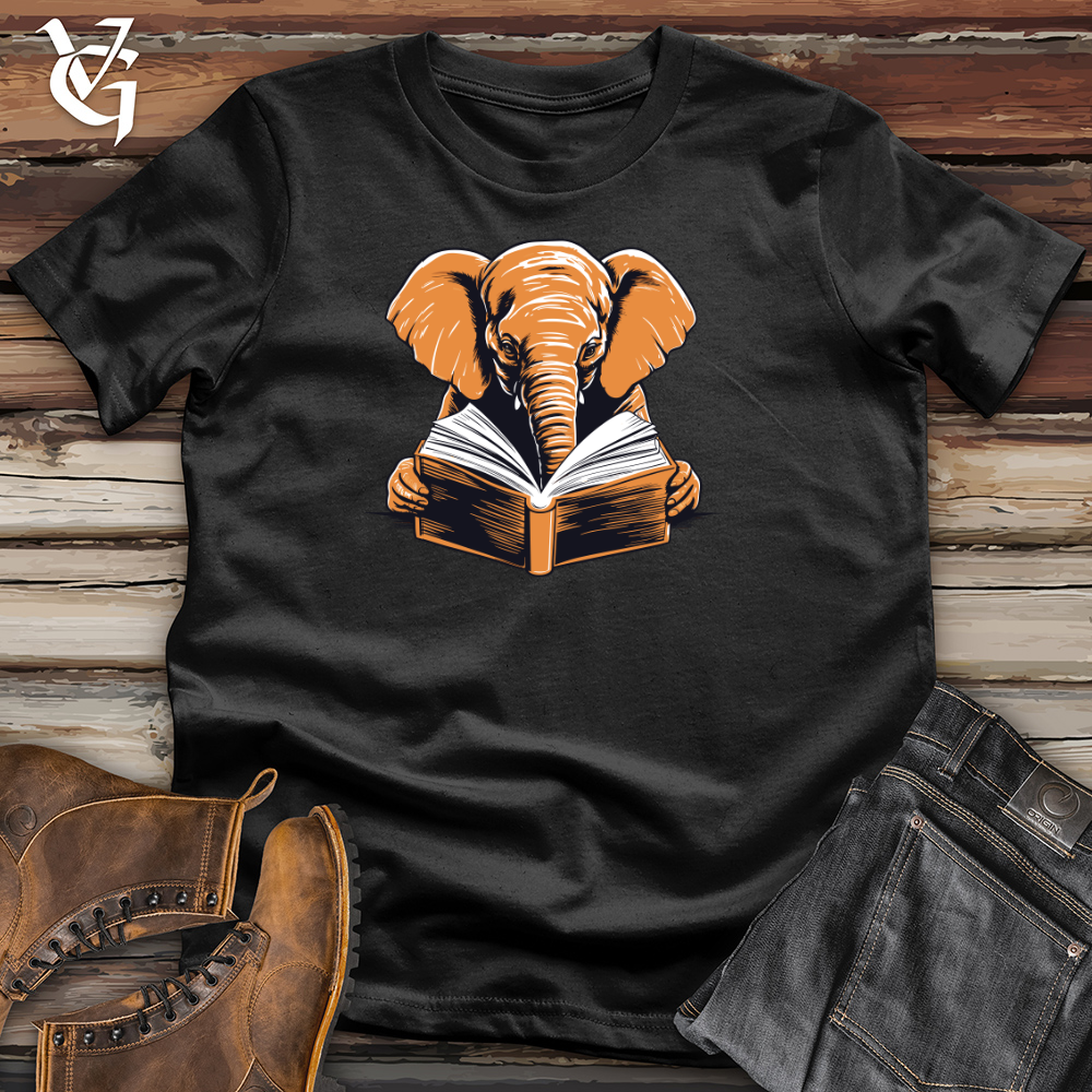 Bookish Pachyderm Cotton Tee