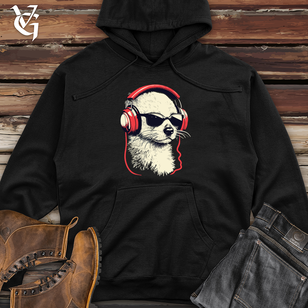 Ferret Headphone Harmony Midweight Hooded Sweatshirt