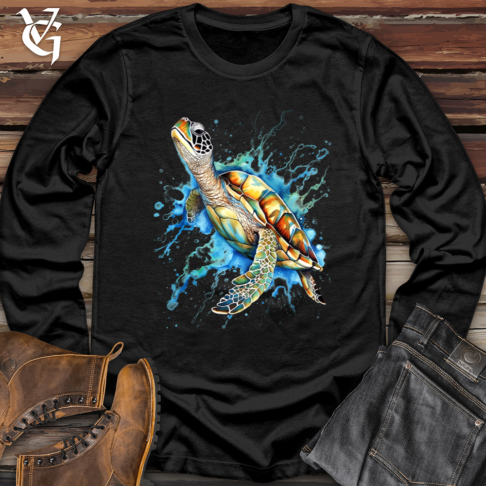 Fly Turtle Softstyle Long Sleeve