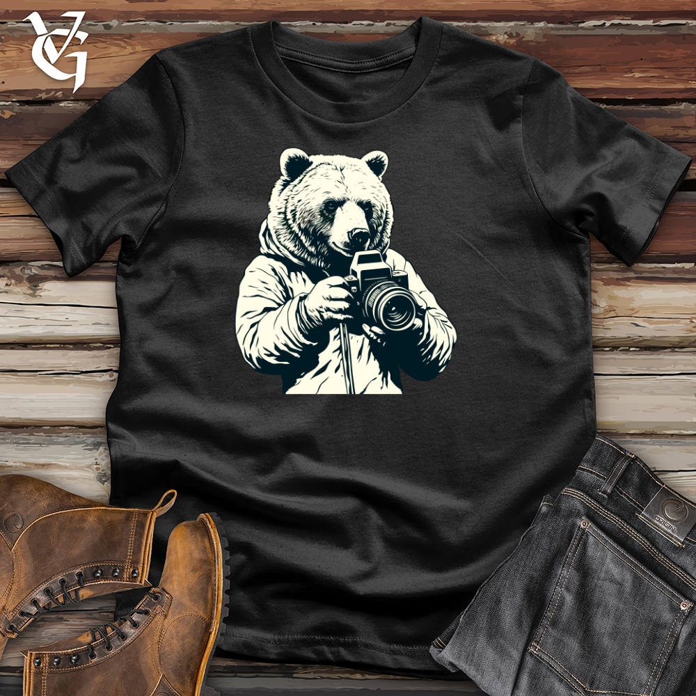 Bear Behind the Lens Moment Cotton Tee