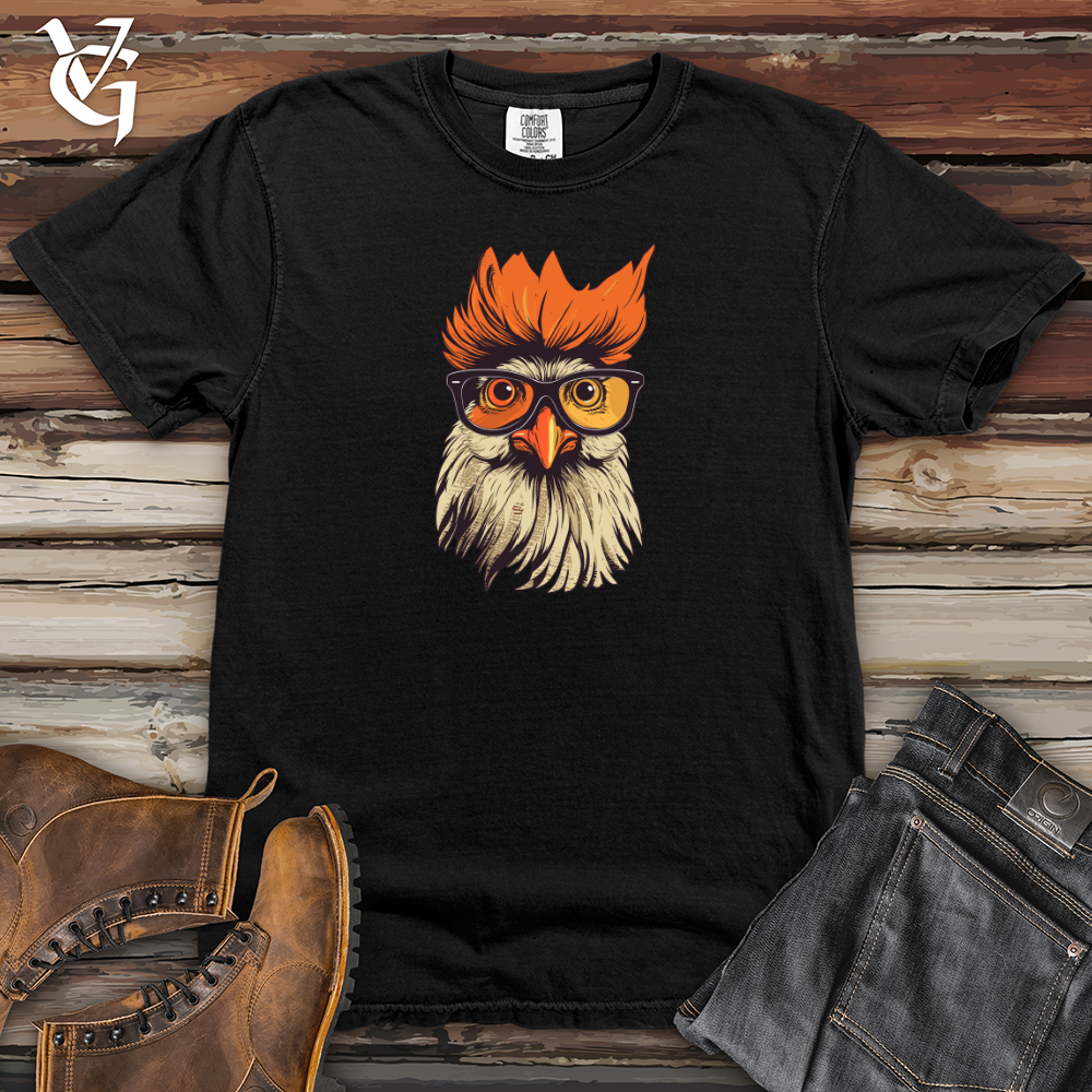 Orange Hair Hipster Chicken Heavy Cotton Comfort Colors Tee