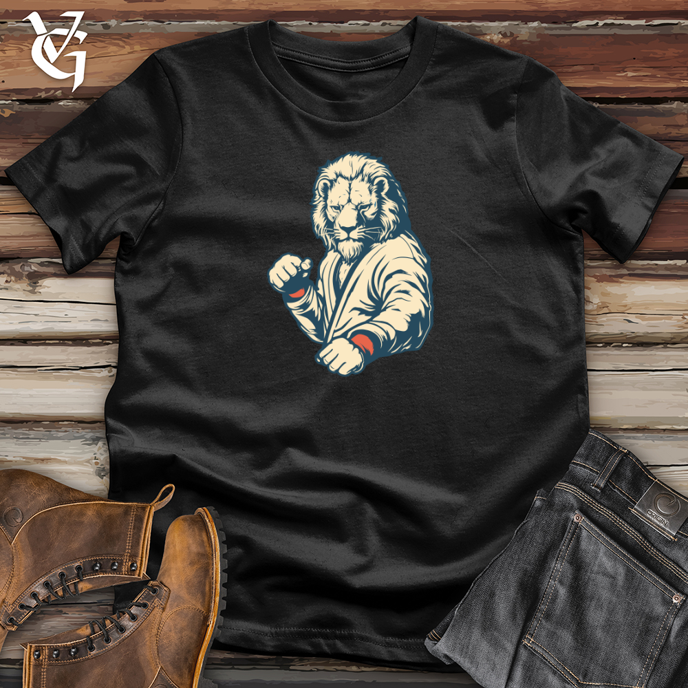Retro Karate Lion Softstyle Tee