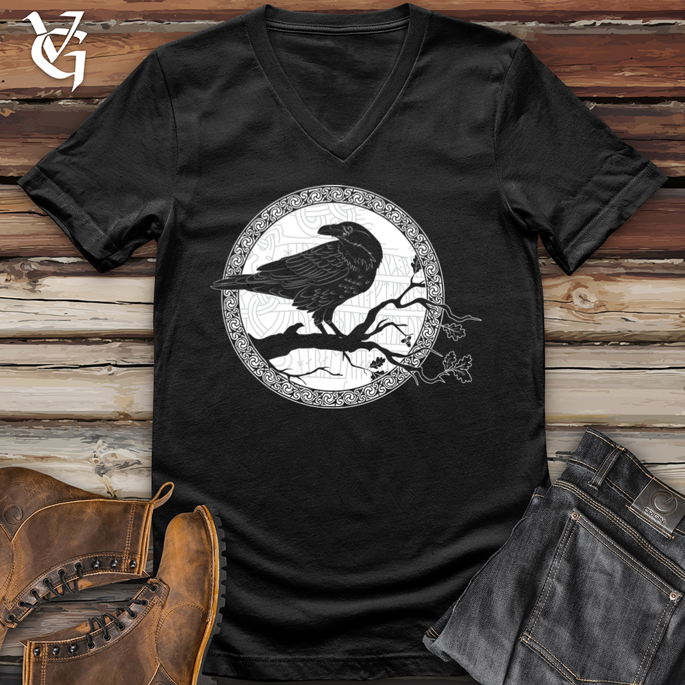 White Raven Winter V-Neck