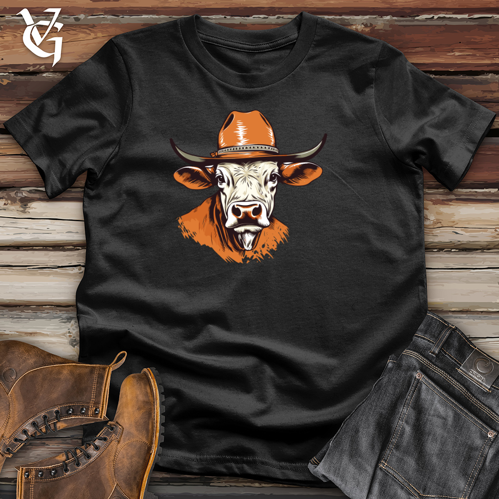 Coyote Moonlit Howl Cowboy Style Cotton Tee