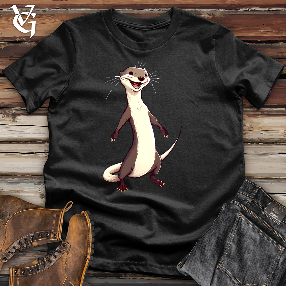 Happy Weasel Cotton Tee