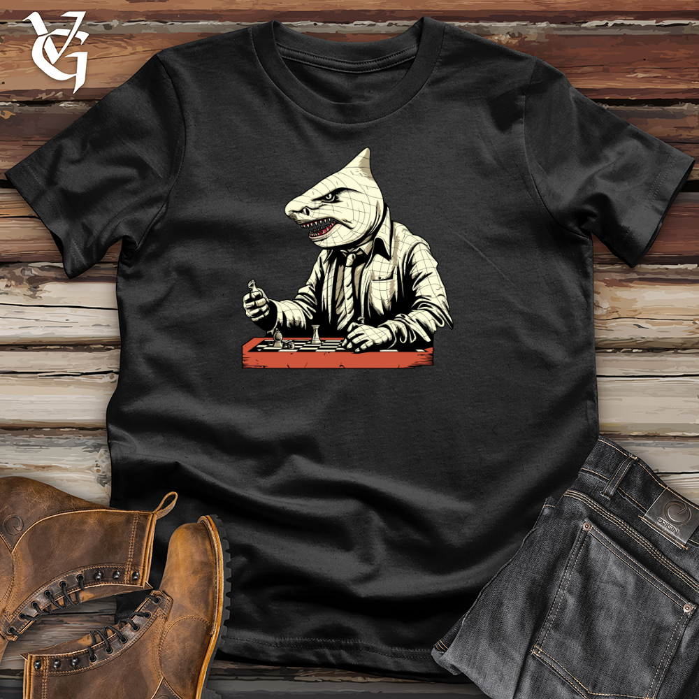 Strategic Shark Moves Cotton Tee