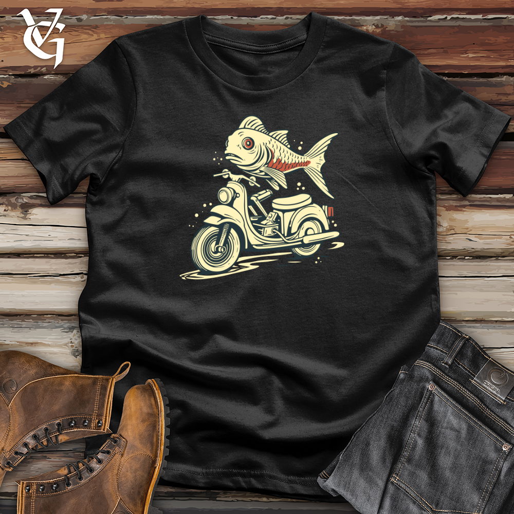 Fish Scooter Escape Softstyle Tee