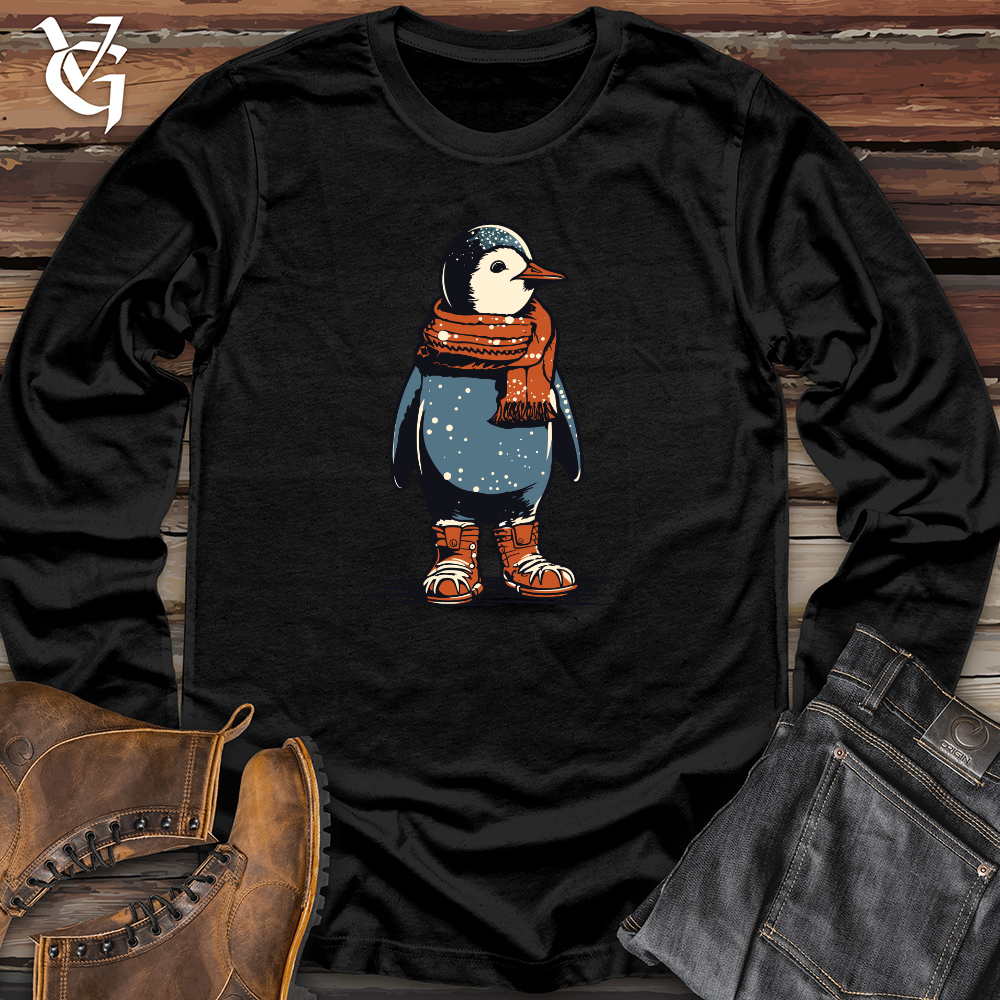 Vintage Snow Boot Penguin Long Sleeve