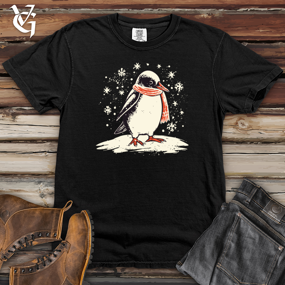 Vintage Snowy Penguin Heavy Cotton Comfort Colors Tee