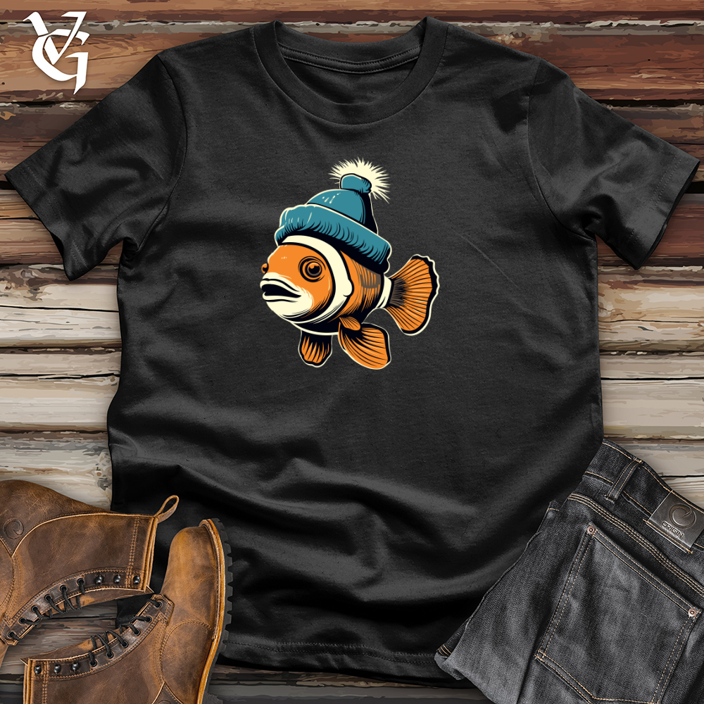 Retro Beanie Clownfish 01 Cotton Tee