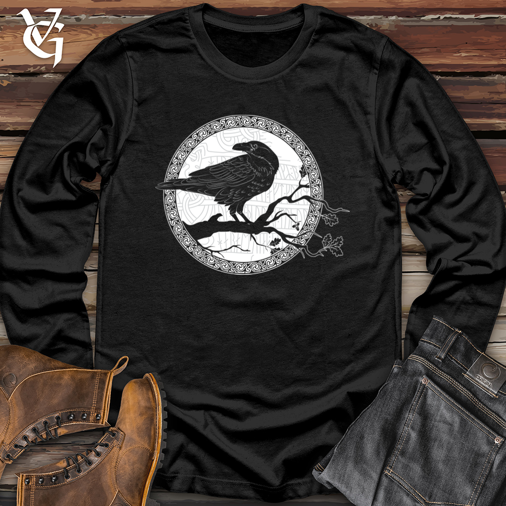 White Raven Winter Softstyle Long Sleeve