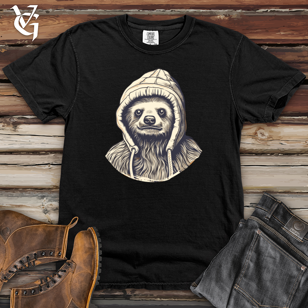 Retro Beanie Sloth Heavy Cotton Comfort Colors Tee