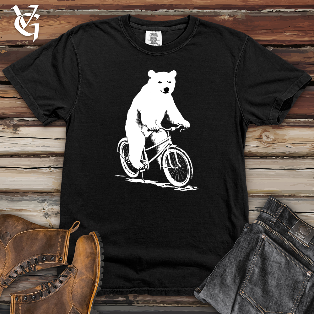 Arctic Cycle Bear Heavy Cotton Comfort Colors Tee