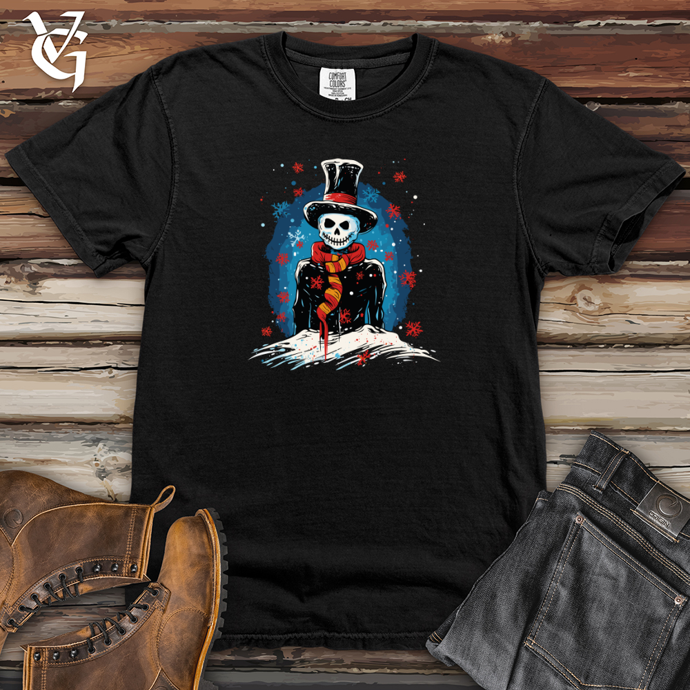 Pop Snowflake Snowman 01 Heavy Cotton Comfort Colors Tee