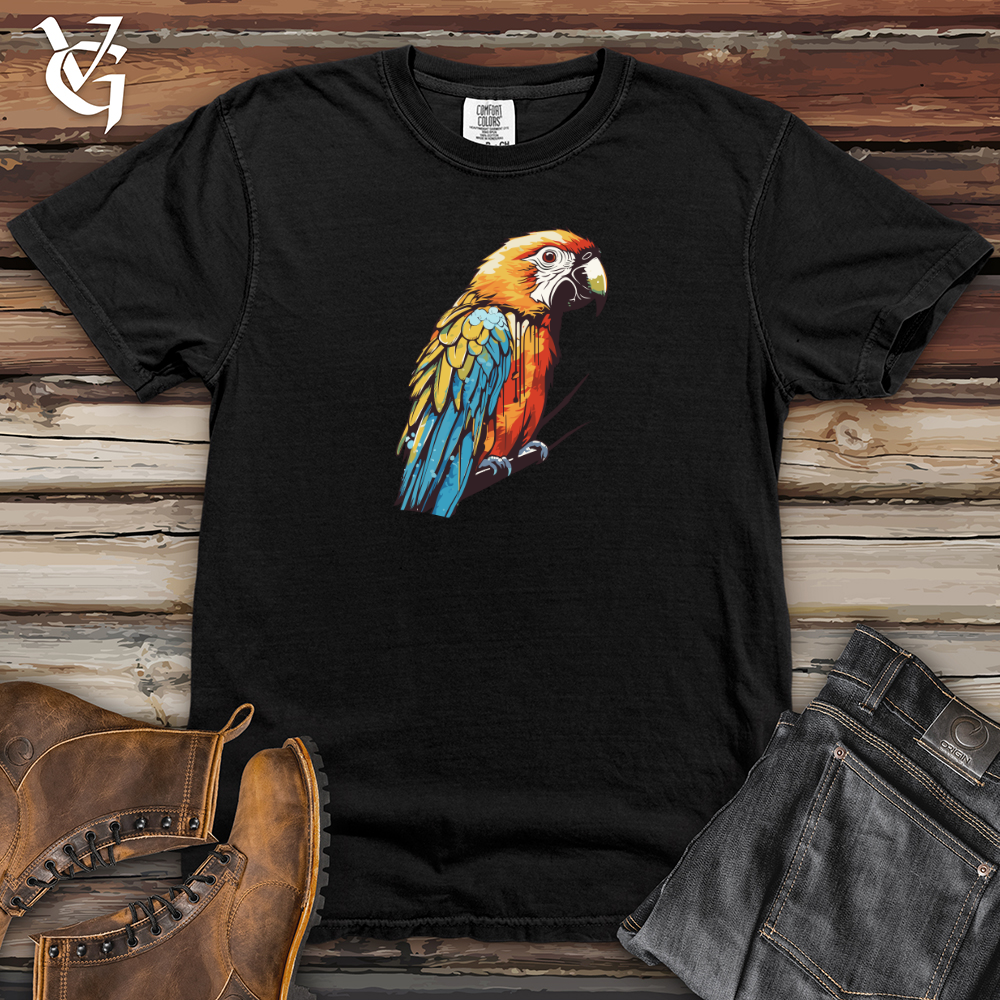 Tropical Rainstorm Parrot Heavy Cotton Comfort Colors Tee