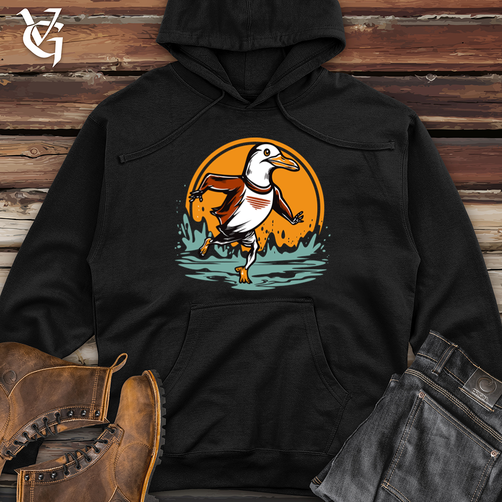 Vintage Marathon Penguin Midweight Hooded Sweatshirt Cozy up with this classic penguin pullover Viking Goods Company