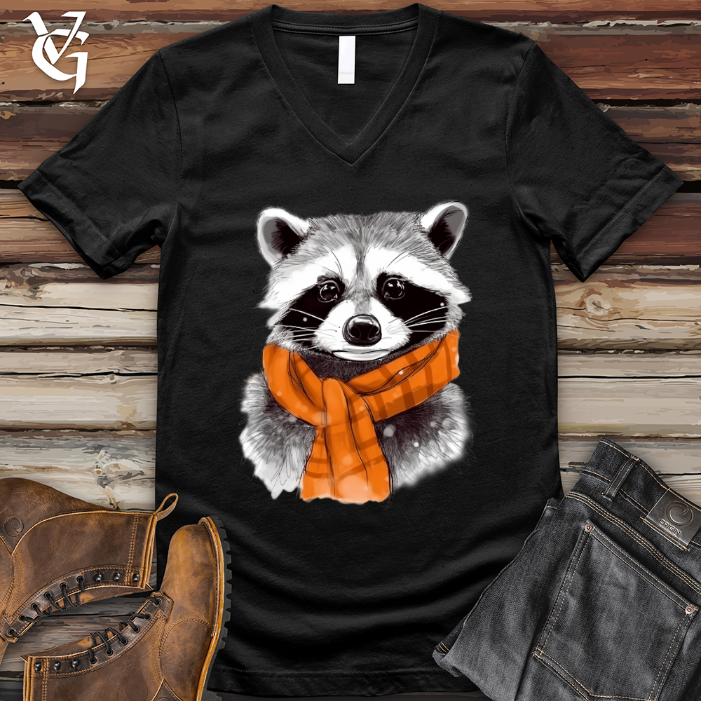 Raccoon Chief V-Neck Tee