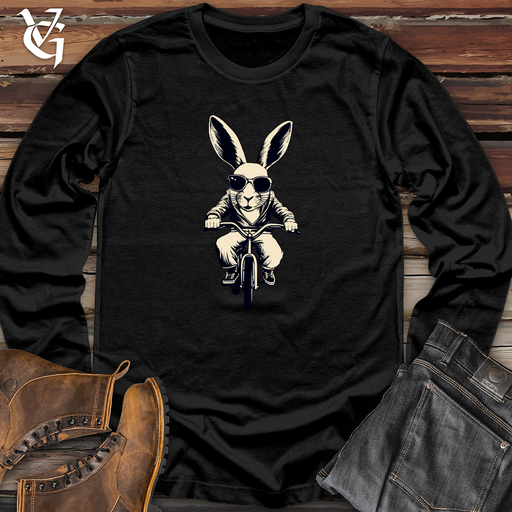 Vintage Bunny Pedaler Long Sleeve