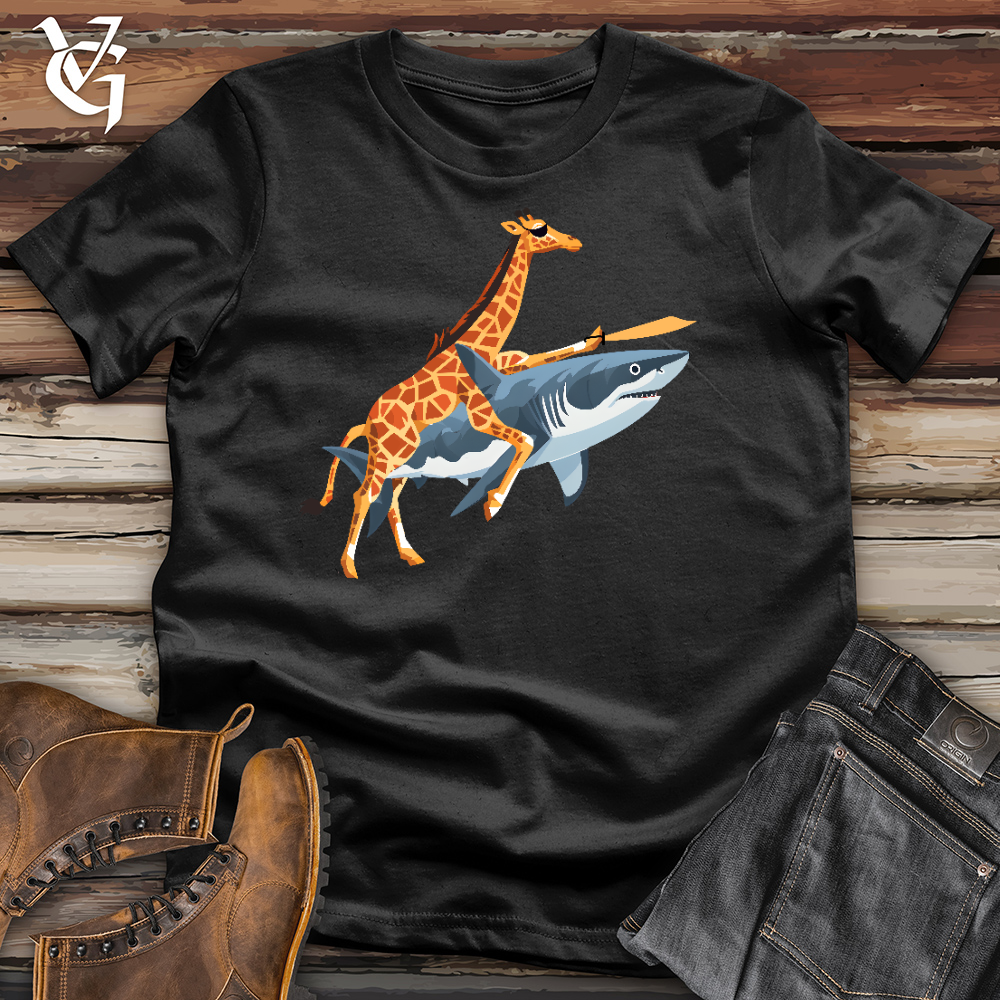 Giraffe Shark Plane Cotton Tee