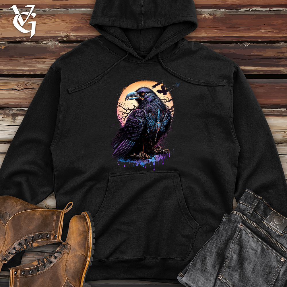 Viking Raven 02 Midweight Hooded Sweatshirt