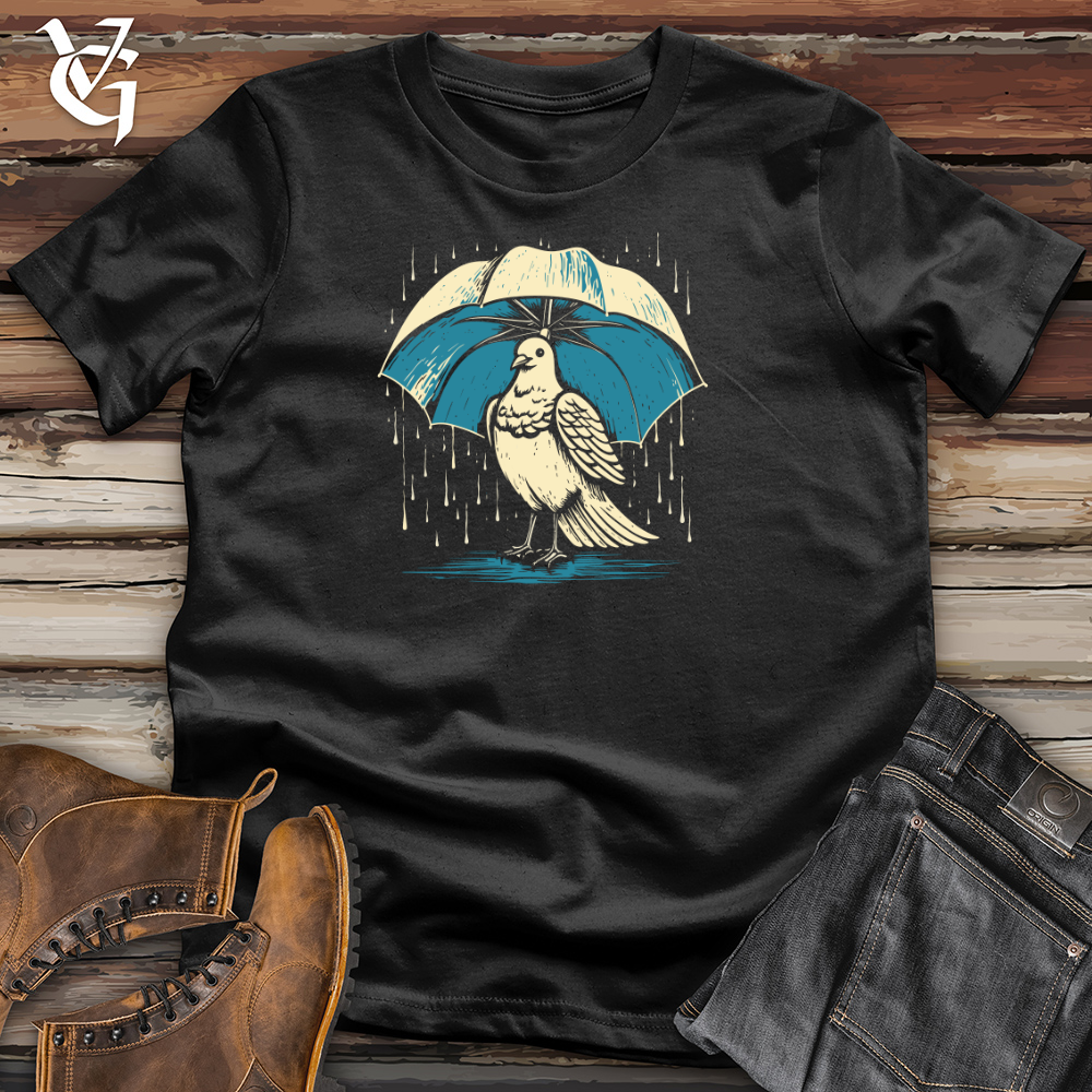 Dove In The Rain Cotton Tee